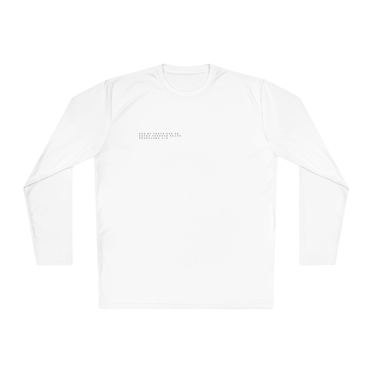 Ephesians 2:6 Long-Sleeve T-shirt ( Polyester White)